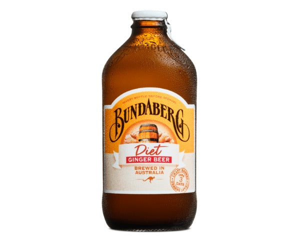 24 Pack - Bundaberg Diet Ginger Beer Australian