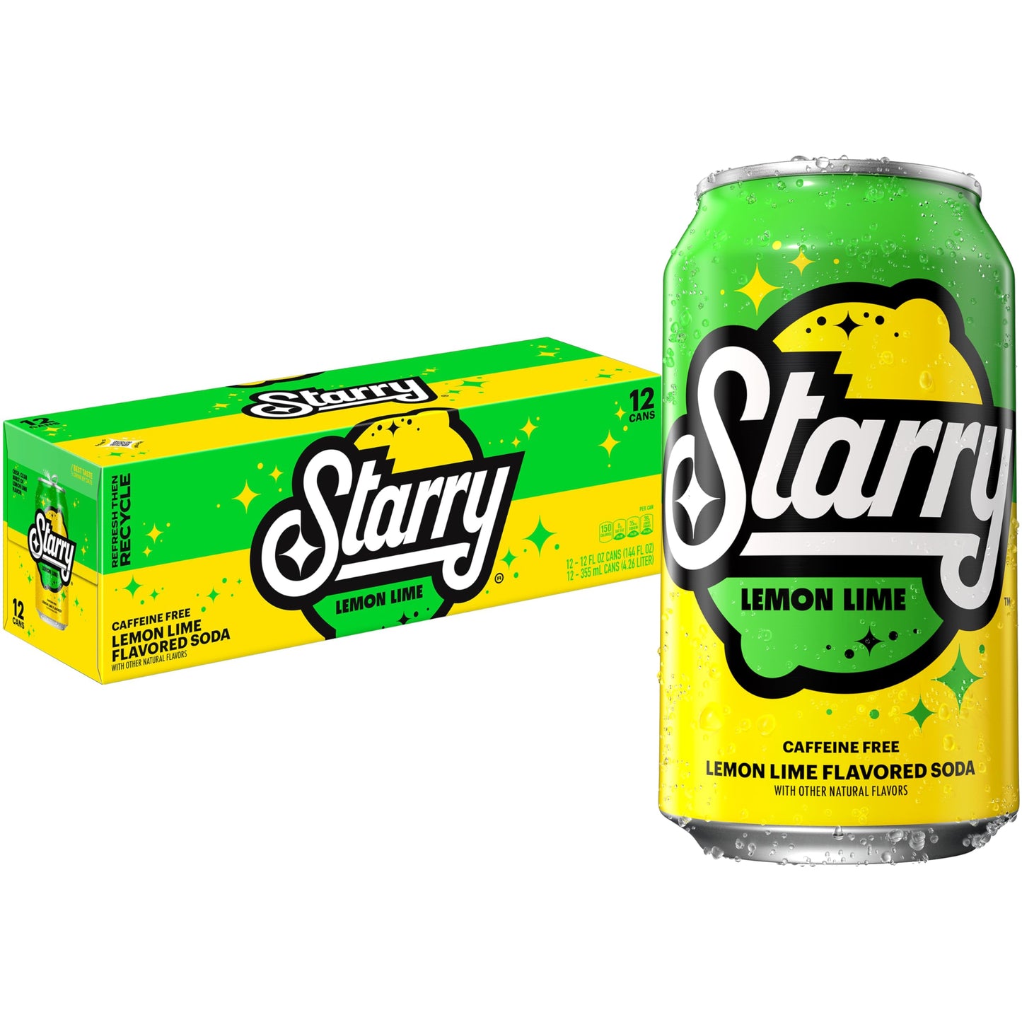 12 pack Starry Lemon Lime