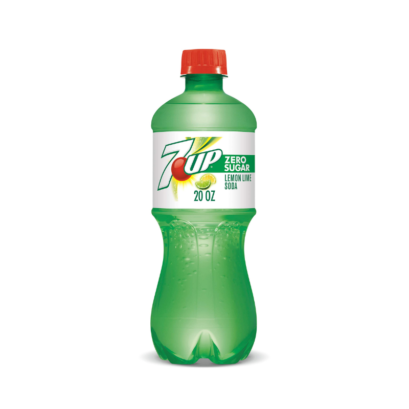 24 Bottle Pack 7UP Lemon Lime Zero Sugar