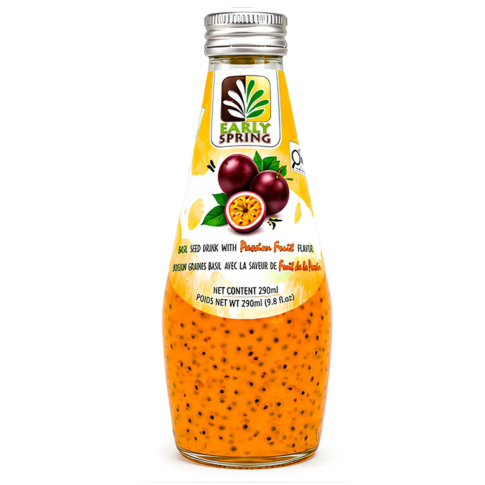 Basil Seed Drink Passion Fruit Flavor - Thailand (290ml x 24) - ON