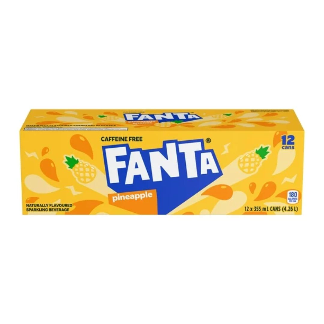 12 Pack Fanta Pineapple USA
