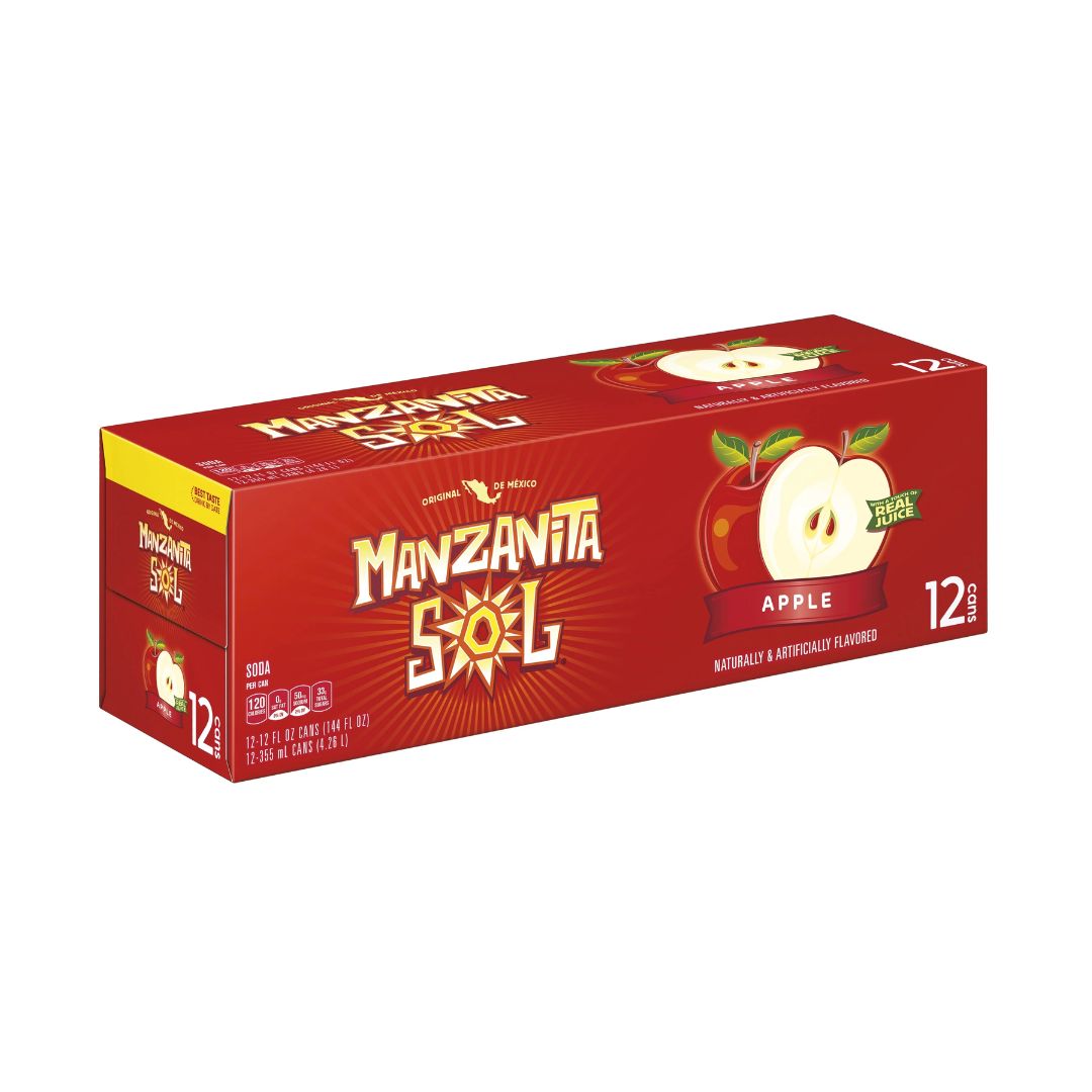 12 Pack Manzanita Sol Real Apple Juice