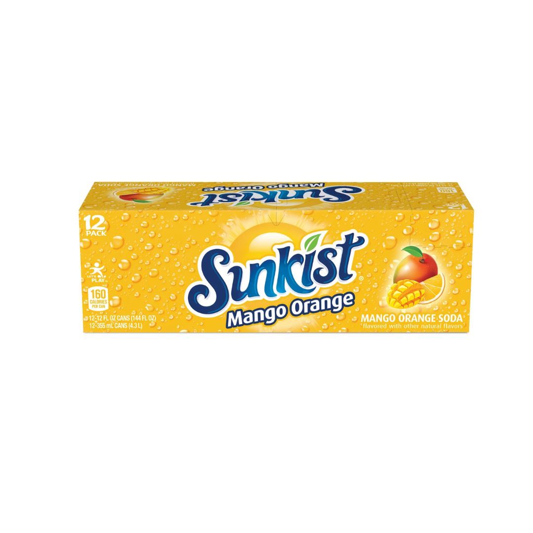 12 Pack Sunkist Mango Orange