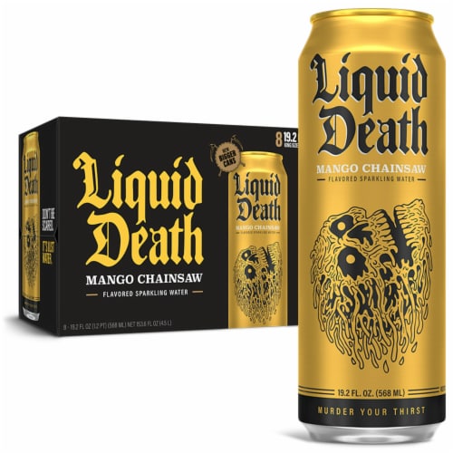 Liquid Death Mango Chainsaw 24 Pack Drink
