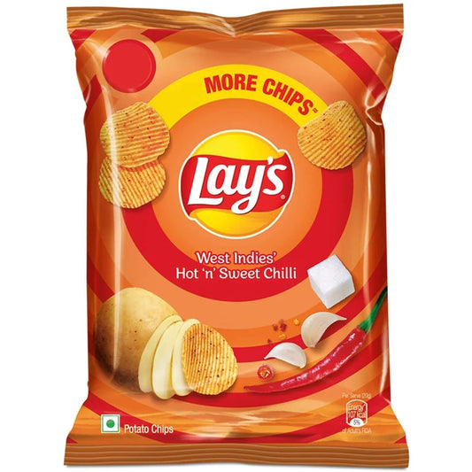Lays West Indies Hot N Sweet Chilli - India (52gr x 40) - ON