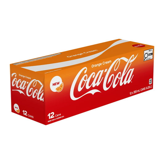 12 Pack Coca Cola Orange Cream