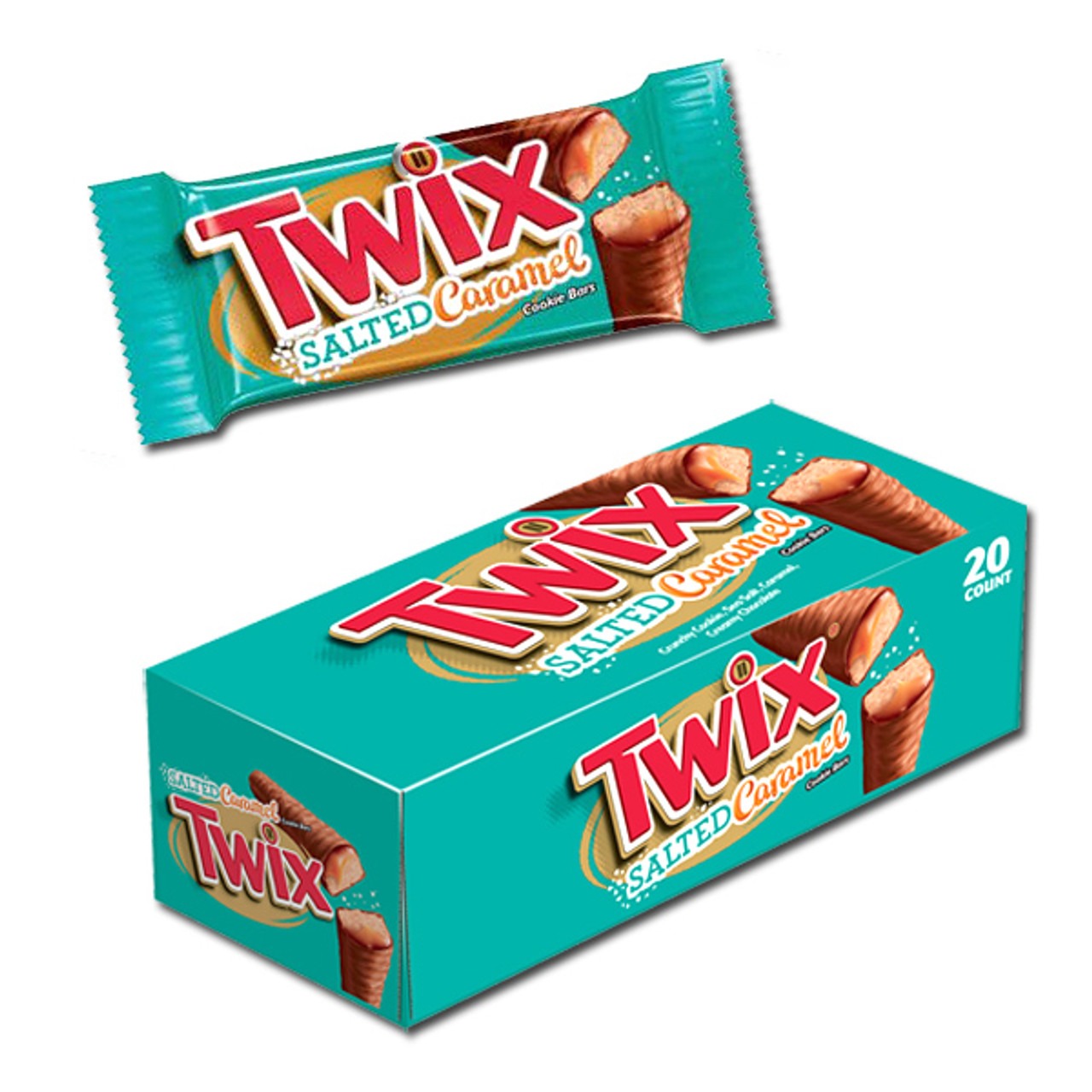 20 Pack Twix Salted Caramel Chocolate Big Size