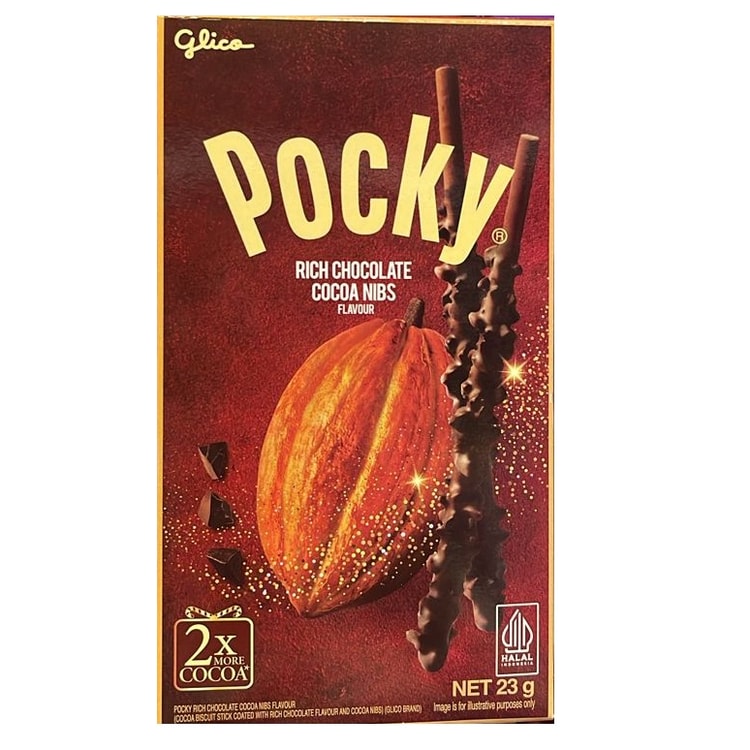 Pocky Rich Chocolate Cocoa Nibs (23g x 10)