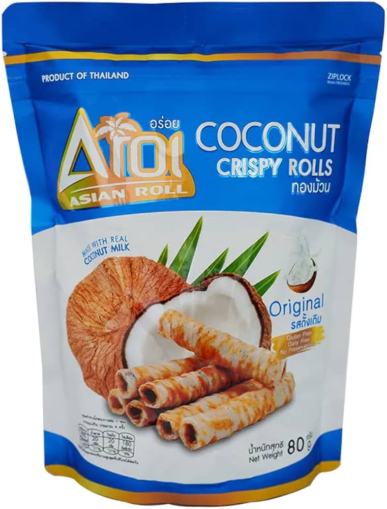 Aroi Coconut Rolls Seaweed (80g x 20)