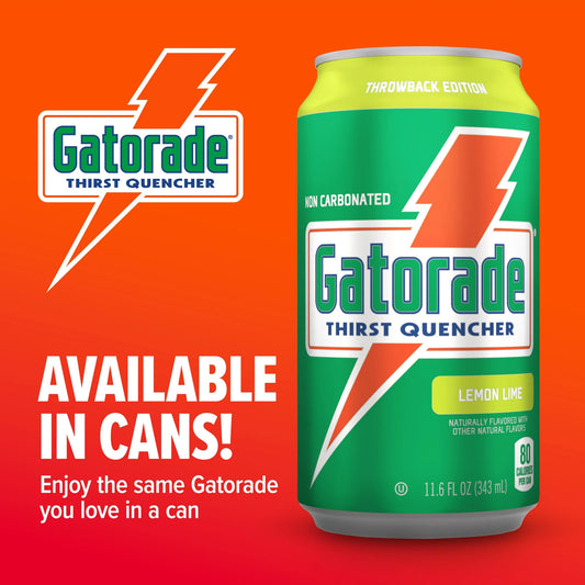 Gatorade Nc Drink Can Lemon Lime 36 Pack x 12Oz