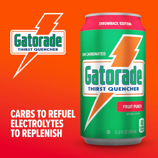 Gatorade Nc Drink Can Fruit Punch 36 Pack x 12Oz
