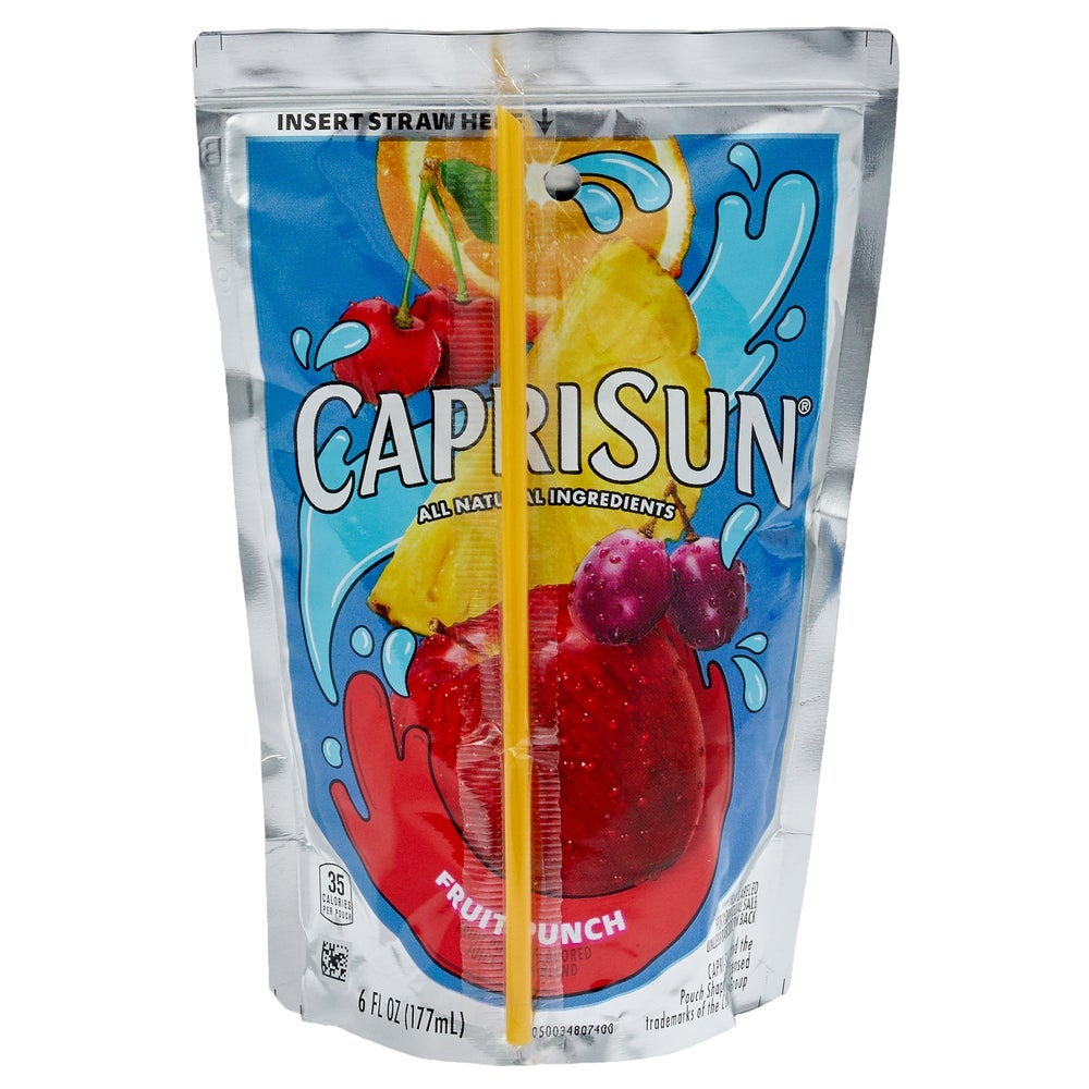 Capri Sun Juice Fruit Punch 10 Pack x 6Oz