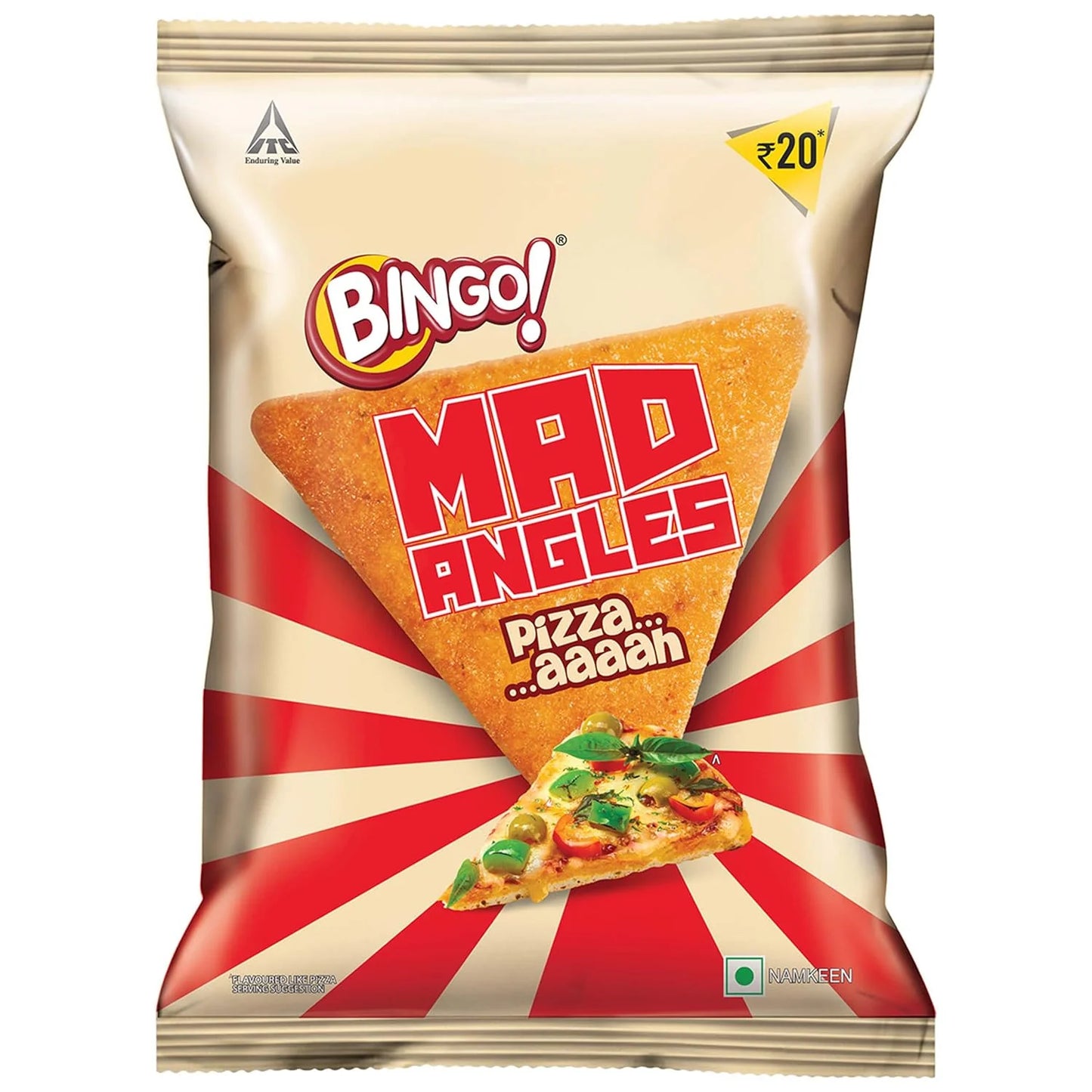 Mad Angle Bingos Pizza - India (66gm x 56)