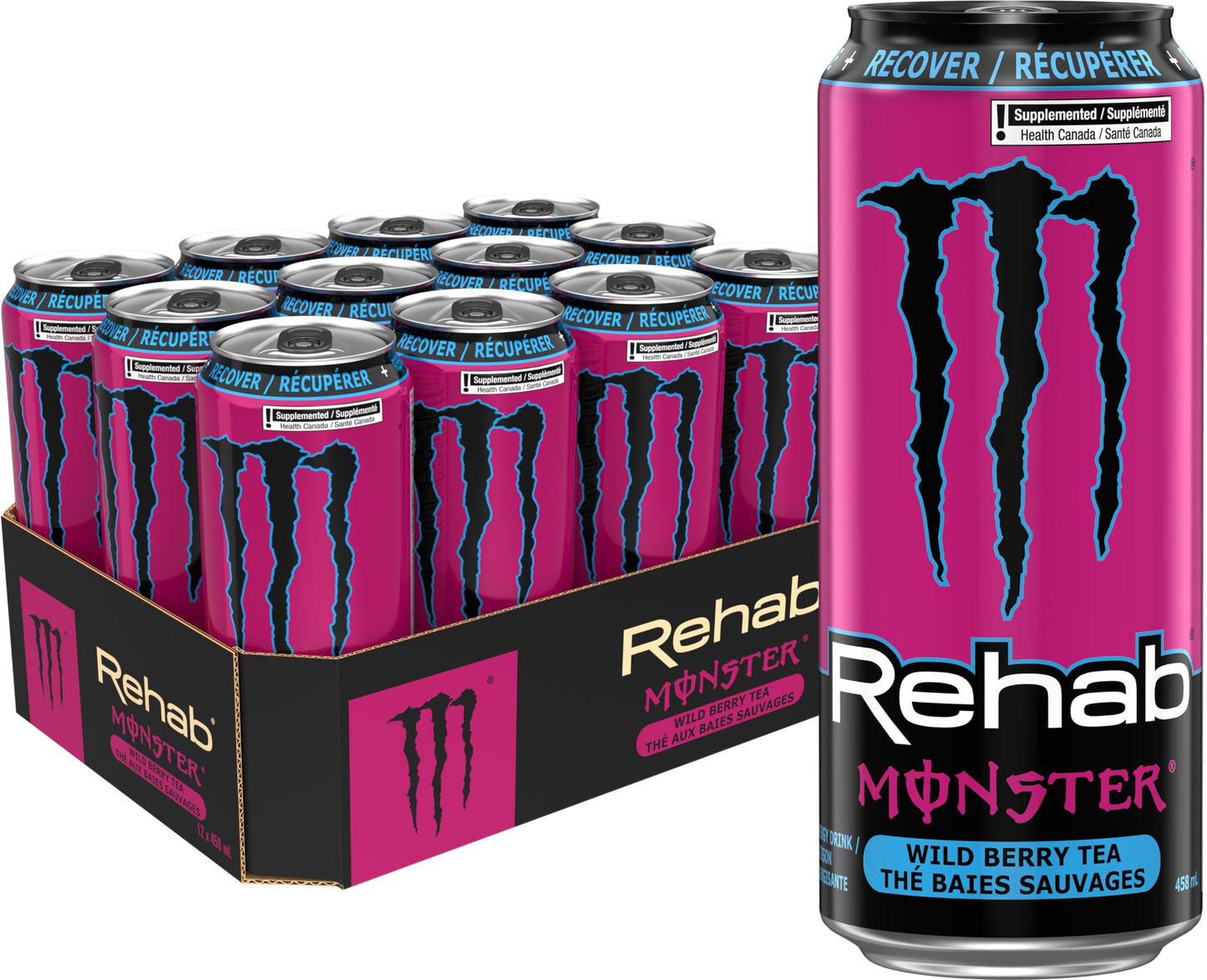 Monster Rehab Wild Berry Tea 24 Pack