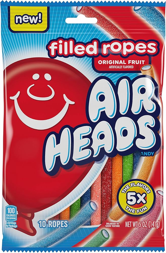 12 Pack Airheads Filled Ropes – Original Fruit