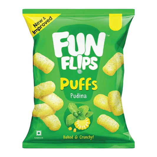 Funflips Pudina Puffs - India (65g x 60) - ON