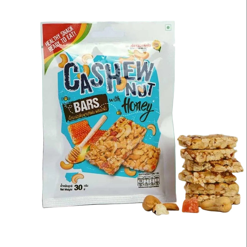 Cashew Nut Bars With Honey (30g x 10)