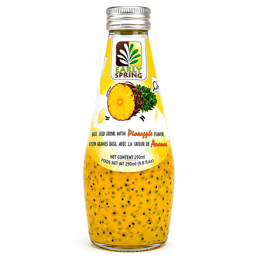 Basil Seed Drink Pineapple Flavor - Thailand (290ml x 24) - ON