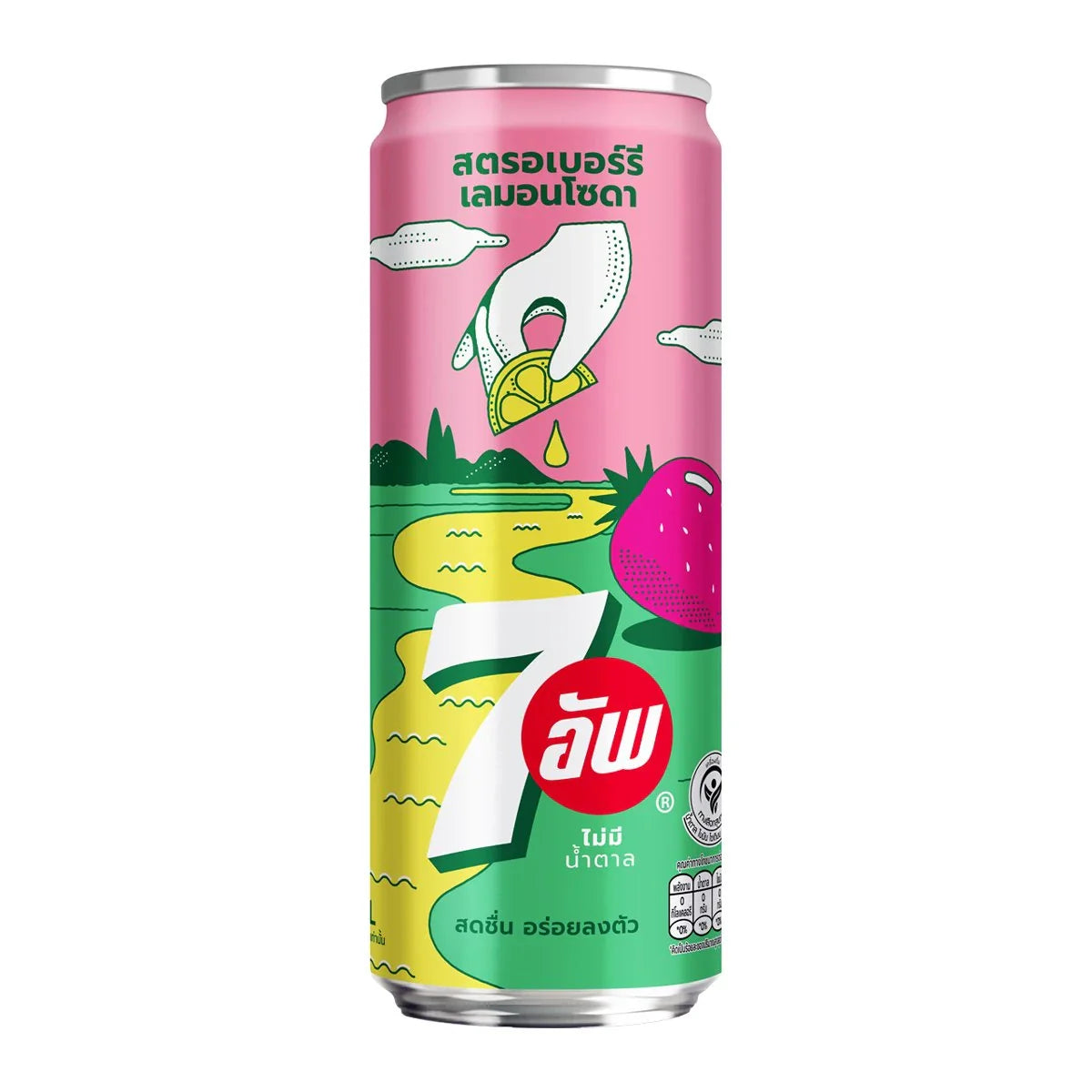 7 Up Strawberry (325ml x 24)