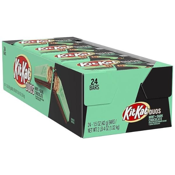 24 Pack KitKat Duos Mint + Dark Chocolate