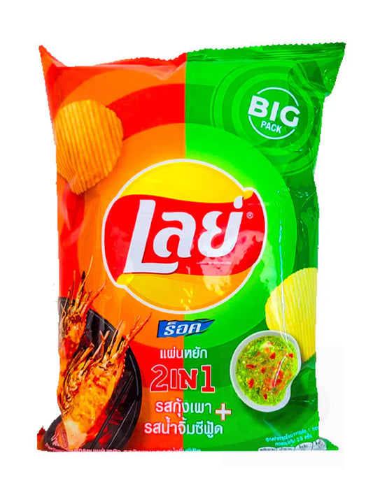 Lays 2in1 Grilled Prawn Seafood Sauce (67g x 24)