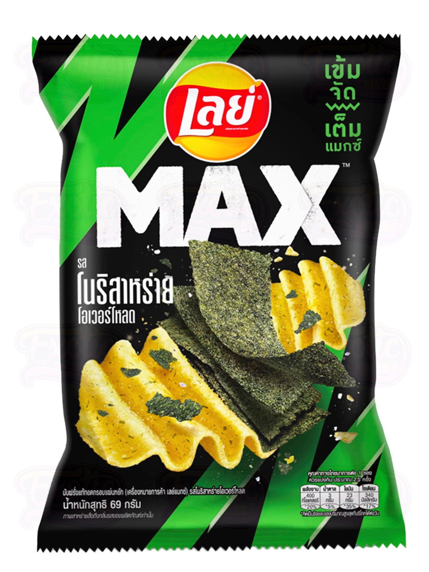 Lays Max Noro Seaweed Overload (67g x 24)