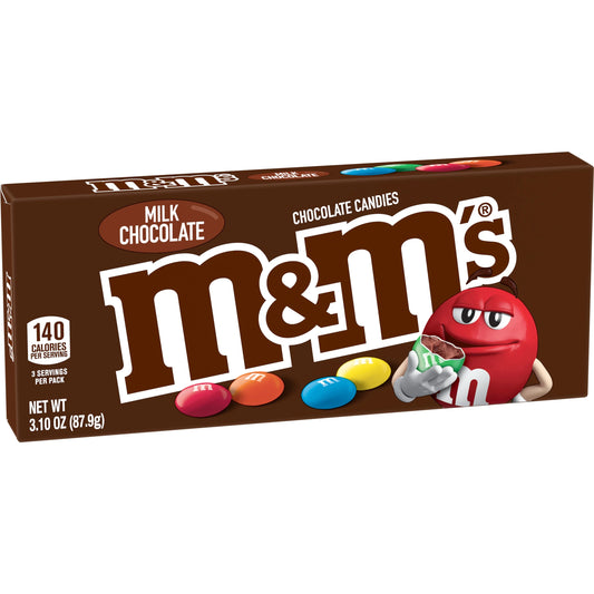 M&M Milk Chocolate Candy (12 X 3.1Oz)