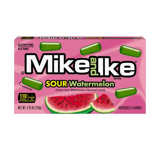 Mike & Ike Sour Watermelon Candy (12 X 5Oz)