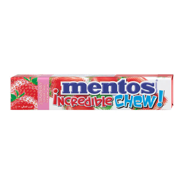 Mentos Incredible Chew Strawberry (45g x 20)