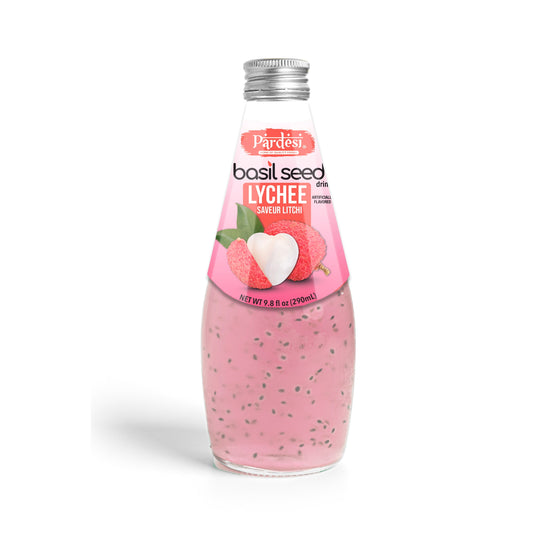 Basil Seed Drink Lychee Flavor - Thailand (290ml x 24)