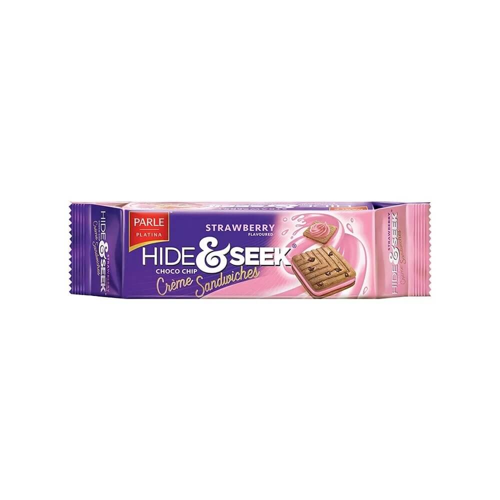 Hide & Seek Crème Sandwich Strawberry - India (125g x 72)