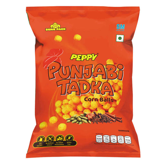 Peppy Corn Balls Punjabi Tadka - India (55g x 36) - ON