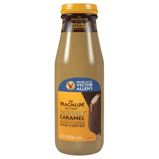Victor Allen’s Coffee Magnum Ice Cream Double Caramel Flavor (12 X 13.7Oz)