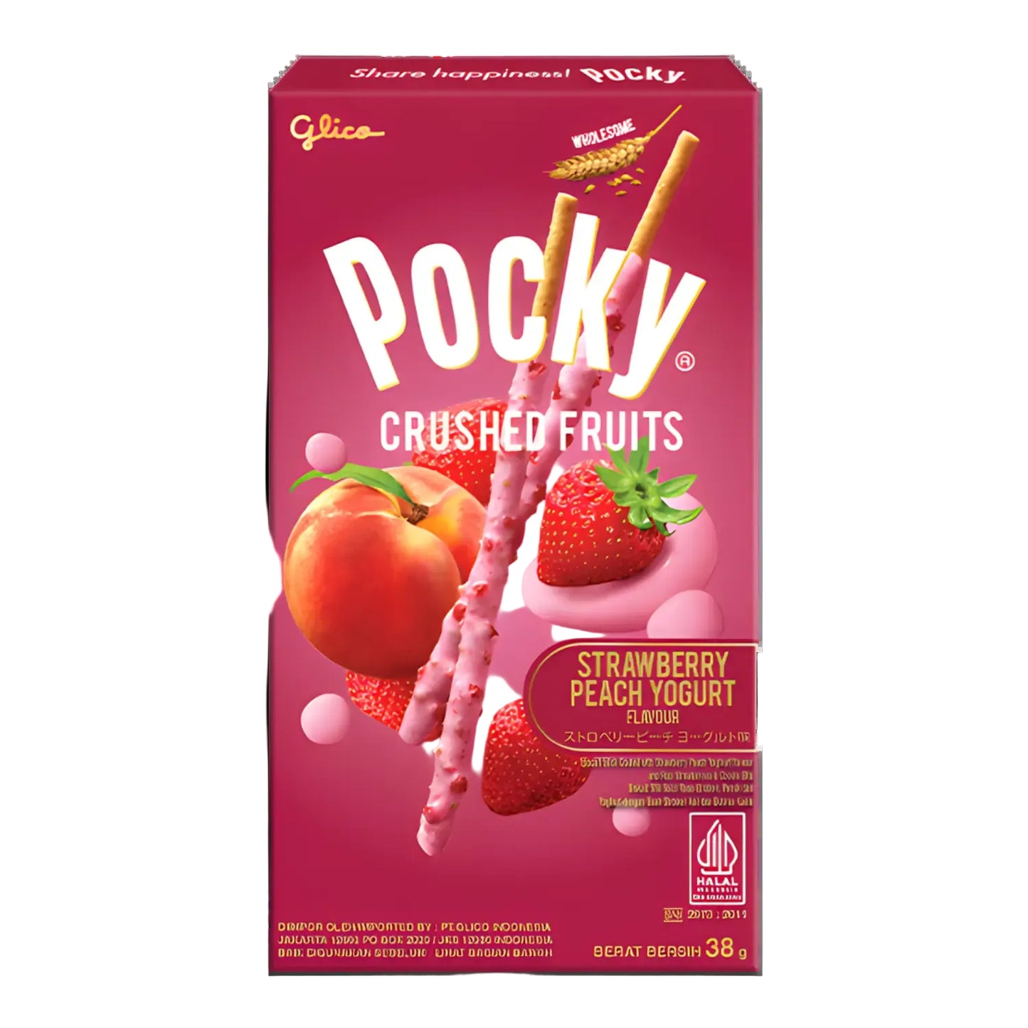 Pocky Crush Fruit- Strwberry (38g x 10)