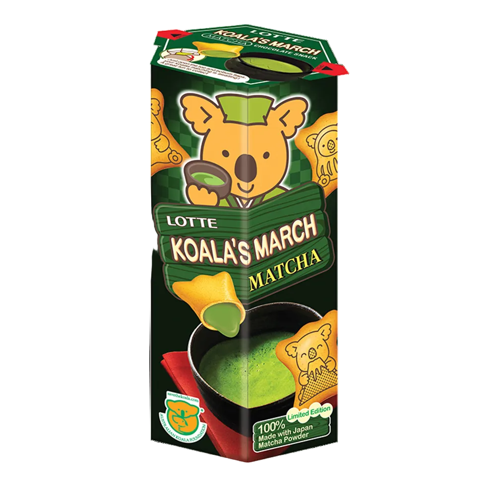 Koala March- Thailand Uji Matcha Flavour (33-37 gr x 12)