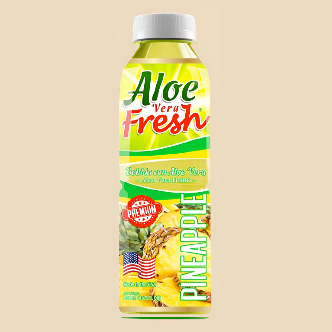 (20 Pack X 16.9Oz) Aloe Vera Fresh Pet Pineapple