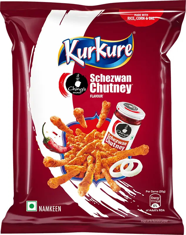 Kurkure Schezwan Chutney - India (74.9gm x 40)