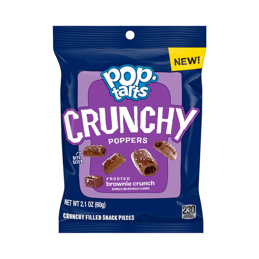 Pop Tarts Crunchy Poppers Brownie Crunch (6 x 2.1 Oz)