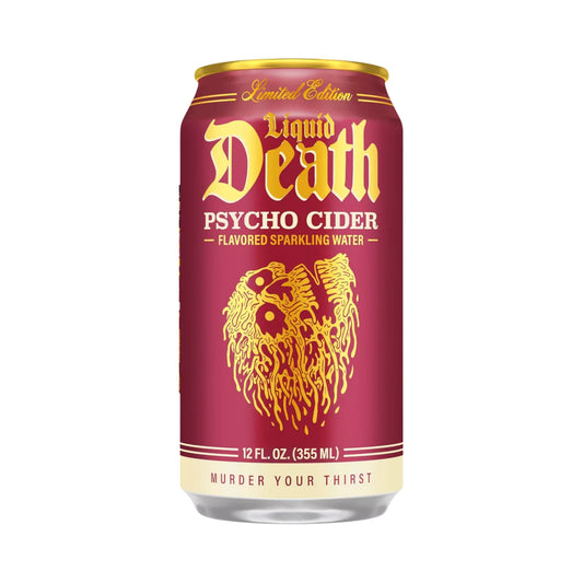 Liquid Death Psycho Cider 12 Oz - 24 Pack
