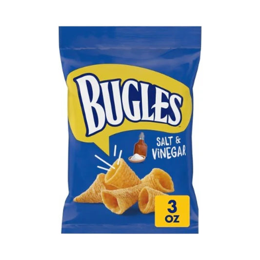 Bugles Salt & Vinegar Snacks 3 Oz - 6 Pack