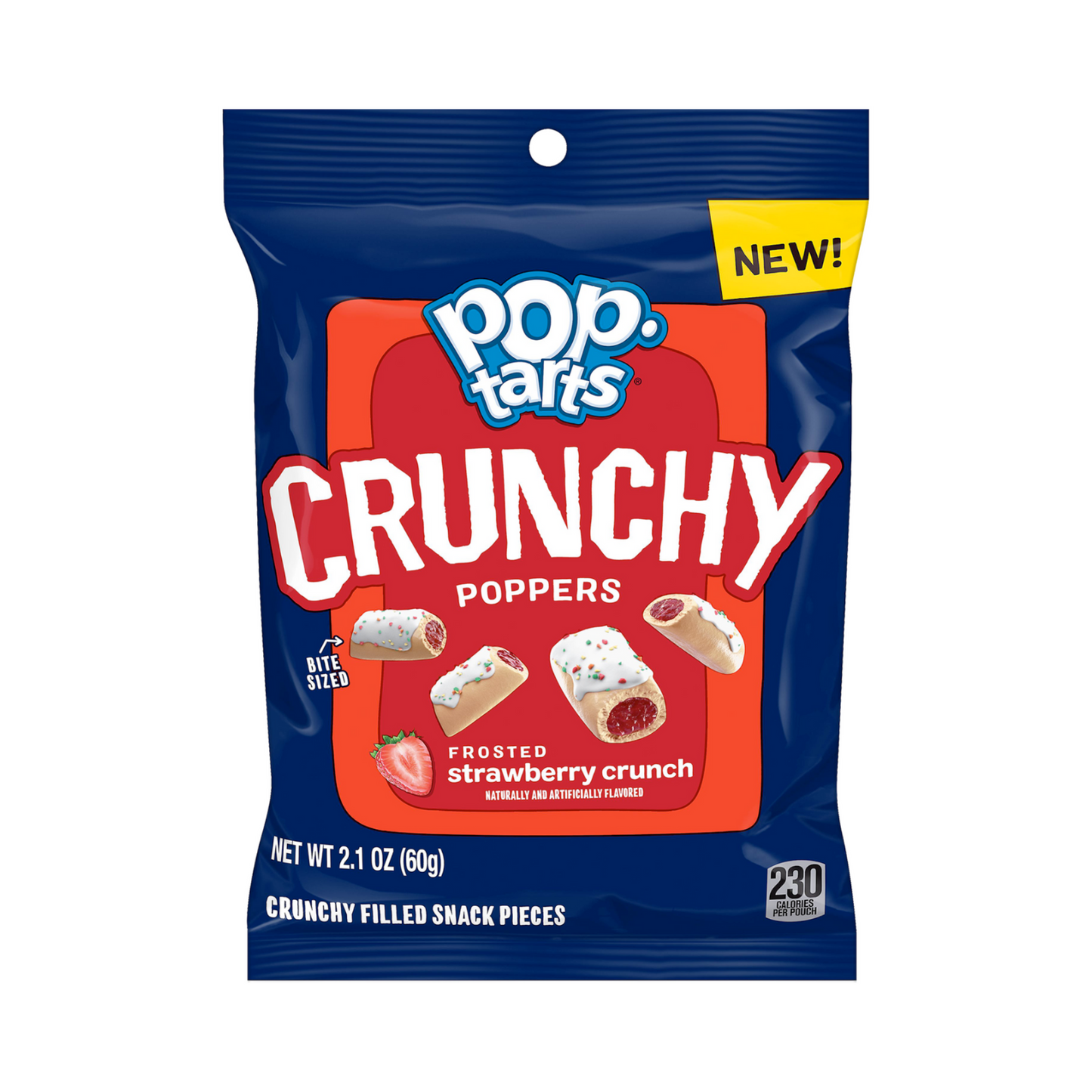 Pop Tarts Crunchy Poppers Strawberry Crunch (6 x 2.1 Oz)
