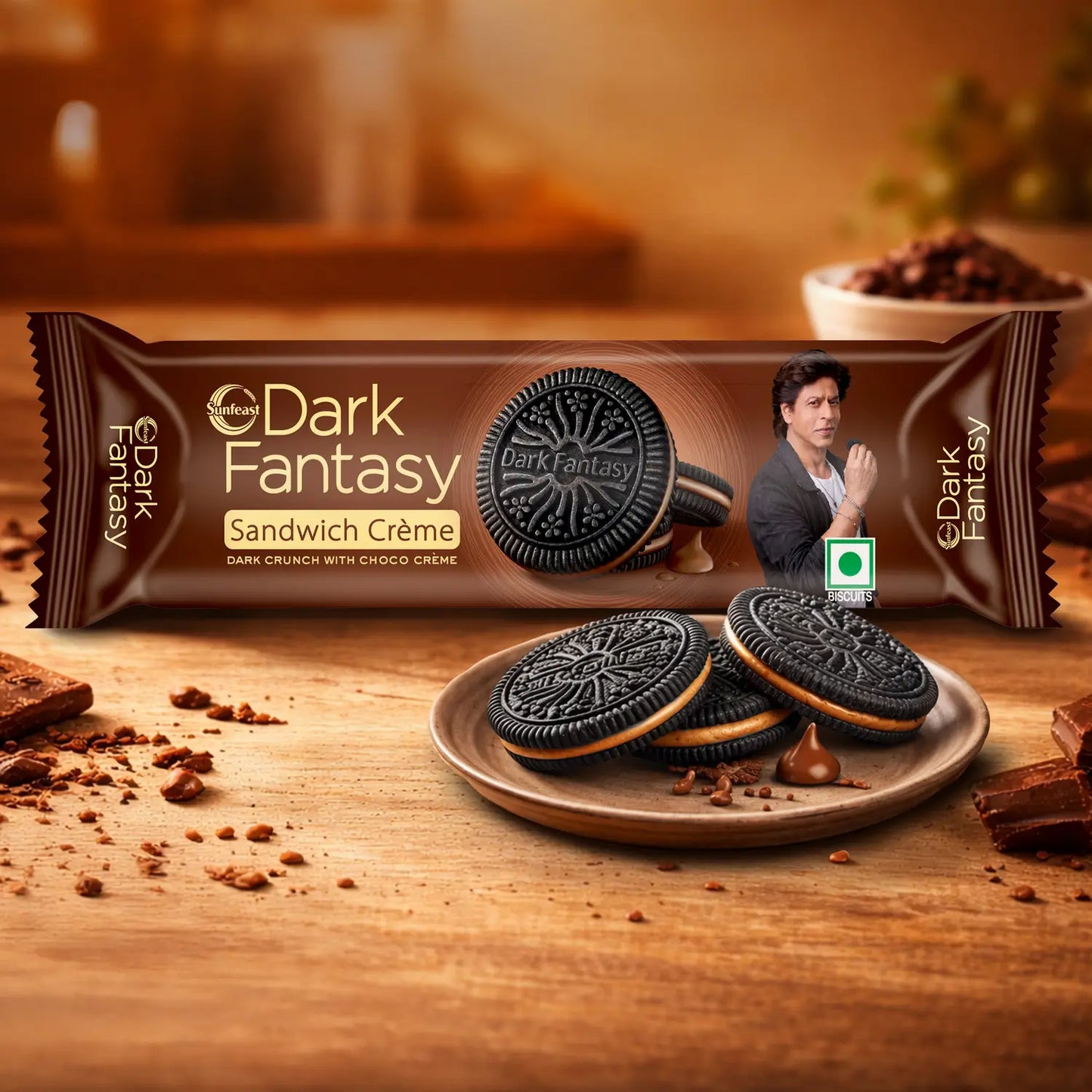 Sunfeast Dark Fantasy Chocolate Sandwich - India (79g x 72)