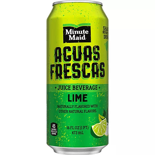 Minute Maid Aguas Frescas Lime - 24 pack